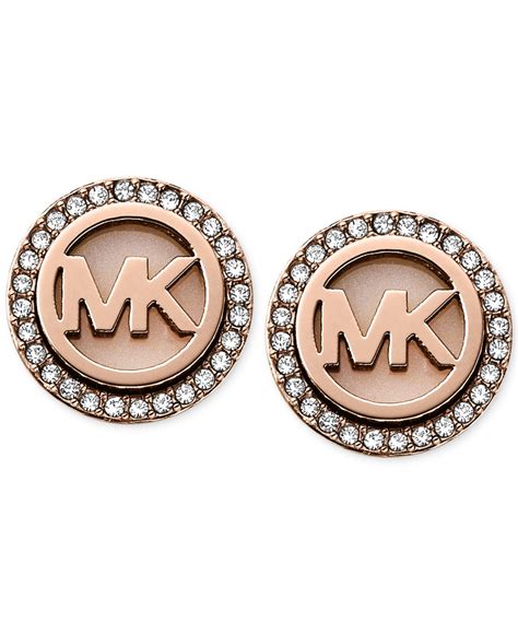 michael kors ohrringe gold|michael kors earrings macy's.